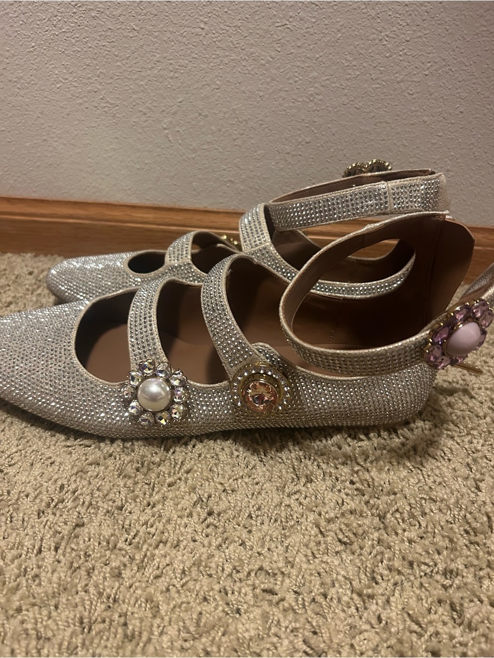 Kurt Geiger Ornate Gladiator Ballet Shoes Sise 41/10 - Picture 5 of 13